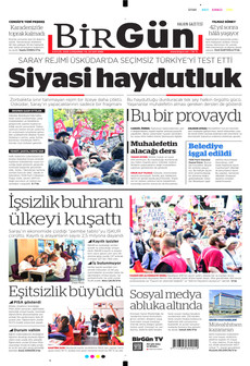 BİRGÜN 9 Eylül 2026 Gazete Manşeti Küçük