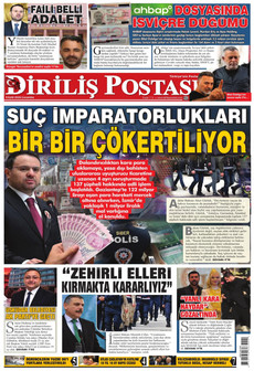 DİRİLİŞ POSTASI 9 Eylül 2026 Gazete Manşeti Küçük