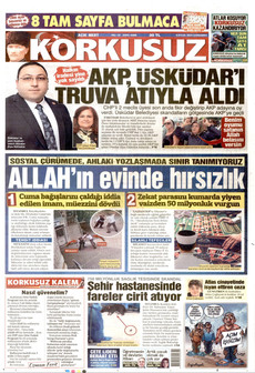 KORKUSUZ 9 Eylül 2026 Gazete Manşeti Küçük