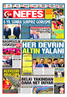 NEFES 10 Eylül 2026 Gazete Manşeti Küçük
