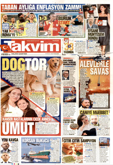 TAKVİM 10 Eylül 2026 Gazete Manşeti Küçük