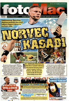 FOTOMAÇ 10 Eylül 2026 Gazete Manşeti Küçük