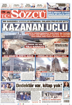SÖZCÜ 15 Eylül 2026 Gazete Manşeti Küçük