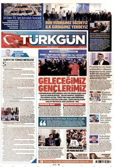 TÜRKGÜN 15 Eylül 2026 Gazete Manşeti Küçük