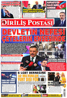 DİRİLİŞ POSTASI 15 Eylül 2026 Gazete Manşeti Küçük
