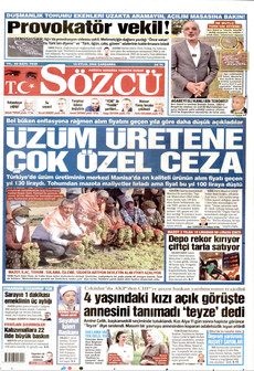 SÖZCÜ 16 Eylül 2026 Gazete Manşeti Küçük