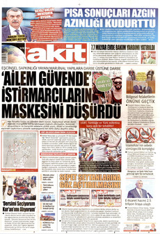 YENİ AKİT 16 Eylül 2026 Gazete Manşeti Küçük