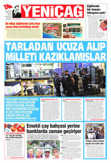 YENİÇAĞ 16 Eylül 2026 Gazete Manşeti Küçük