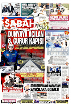 SABAH 18 Eylül 2026 gazete manşeti
