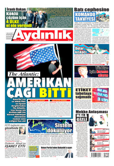 AYDINLIK GAZETESİ 18 Eylül 2026 gazete manşeti