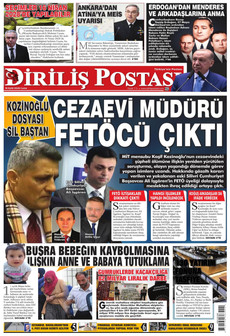 DİRİLİŞ POSTASI 18 Eylül 2026 gazete manşeti