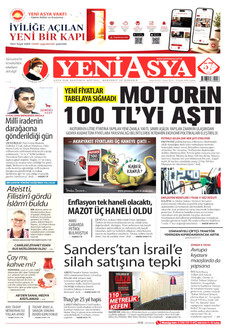 YENİ ASYA 18 Eylül 2026 gazete manşeti