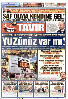 TAVIR GAZETESİ 18 Eylül 2026 gazete manşeti