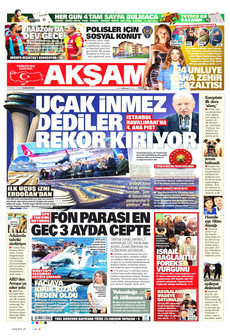 AKŞAM 19 Eylül 2026 gazete manşeti