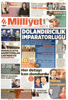 MİLLİYET 19 Eylül 2026 gazete manşeti