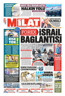 MİLAT 19 Eylül 2026 gazete manşeti