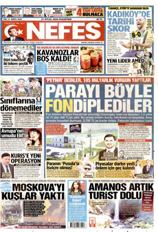 NEFES 21 Eylül 2026 gazete manşeti