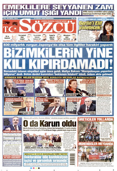 SÖZCÜ 21 Eylül 2026 gazete manşeti