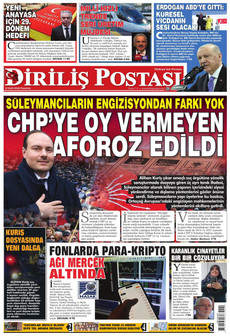 DİRİLİŞ POSTASI 21 Eylül 2026 gazete manşeti