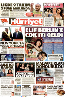 HÜRRİYET 22 Eylül 2026 gazete manşeti