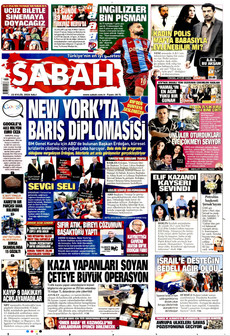 SABAH 22 Eylül 2026 gazete manşeti