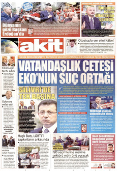 YENİ AKİT 22 Eylül 2026 gazete manşeti