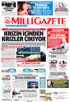 MİLLİ GAZETE 22 Eylül 2026 gazete manşeti