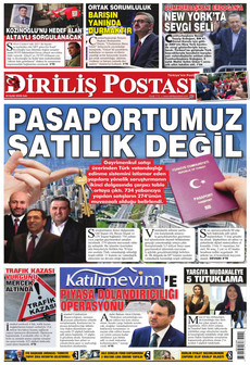 DİRİLİŞ POSTASI 22 Eylül 2026 gazete manşeti